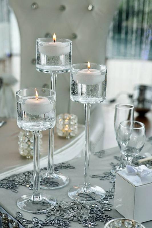 Wedding Table Decor - Floating Candles