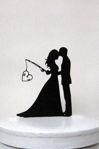 wedding cake toppers cute-silhouette idea plasticsmith