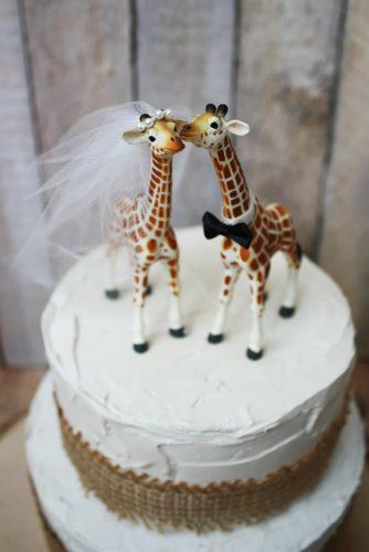 wedding cake toppers lovely giraffes morgan TheCreator etsy