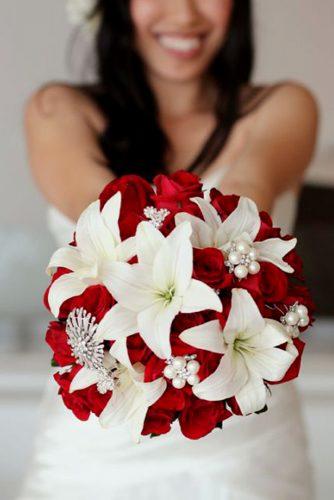 24 Wedding Bouquet Ideas Inspiration Peonies Dahlias Lilies