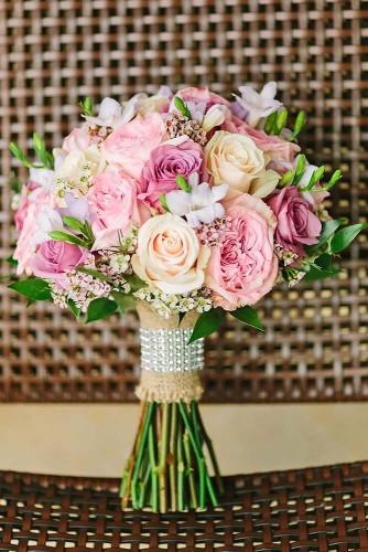 18 pink wedding bouquets to fall in love with 10