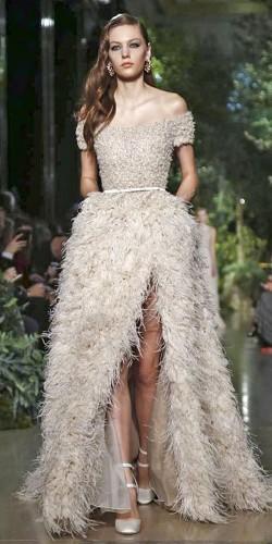 feather wedding gowns 8