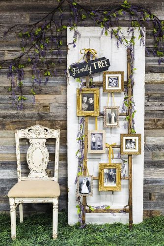 old door wedding decoration vintage white wooden chair and door with a family tree hobby lobby