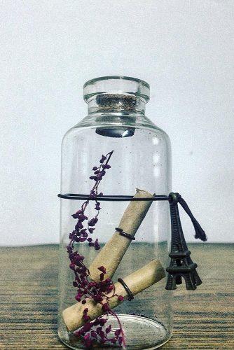 wedding guest book ideas message in the bottle
