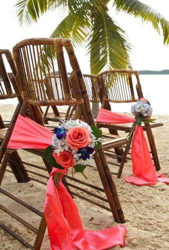wedding venue flower decoration beach chairs decor eastendflowershop