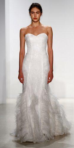 fashion feather bridal gowns 3