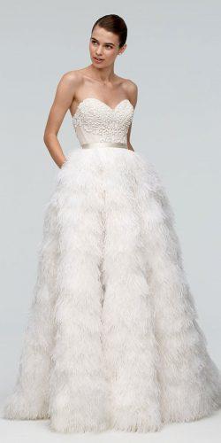 fashion feather bridal gowns 6