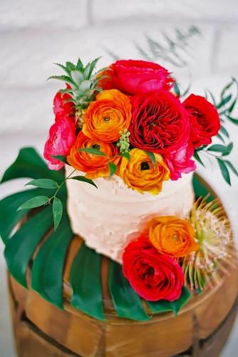 tropical wedding cakes 1