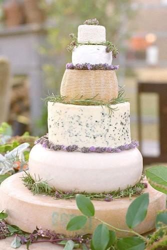 cheese wheel wedding cake 1