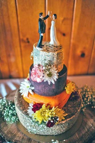 wedding cheese wheel cake 10