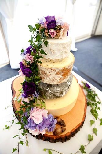 wedding cheese wheel cake 33