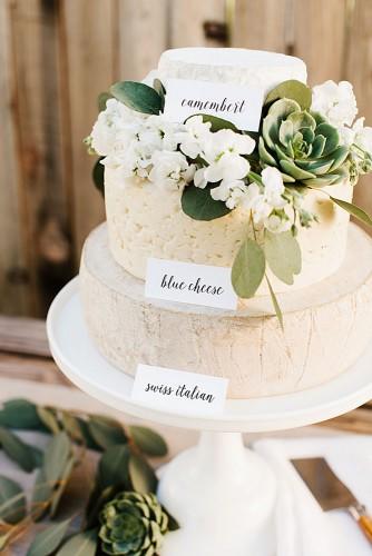 cheese wheel wedding cake 3