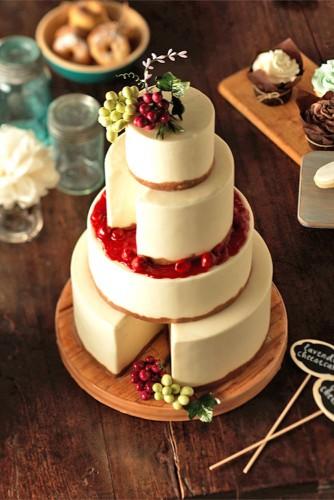wedding cheese wheel cake 9