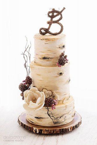 woodland themed wedding cakes 3