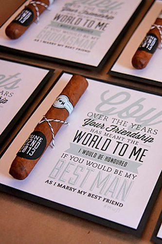 cigar groomsmen proposal ideas creative with a k 
