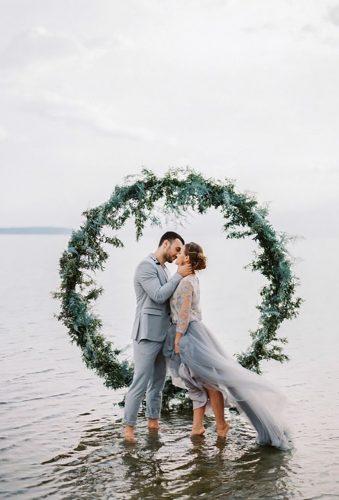 rustic wedding bride groom in water Muravnik Photography 