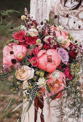 rustic wedding red rustic bouquet willowandthyme