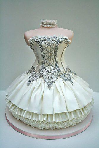 wedding dress cakes 2
