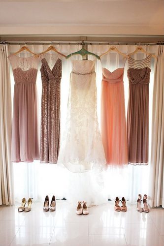 hanging wedding dress bridesmaid bridal gowns finding light photography