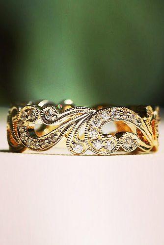 kirk kara engagement rings stackable ring yellow gold vintage