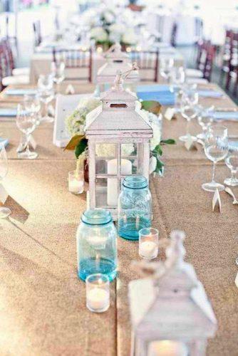 mason jars wedding centerpieces empty blue glass mason jars colin cowie weddings