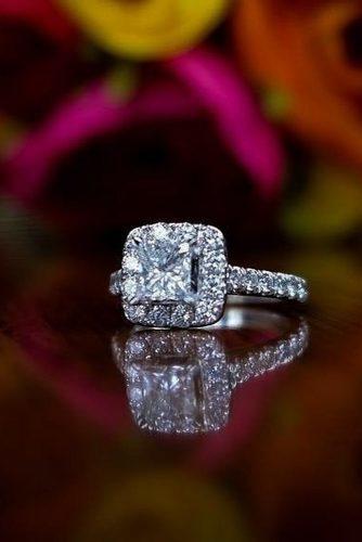 kay jewelers engagement rings princess cut halo diamond pave band