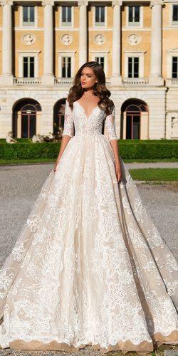lace long sleeve wedding dresses by millanova 1