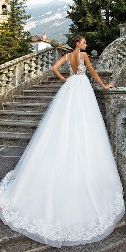 a line lace low back bridal dresses by milla nova 2