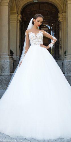 lace long sleeve wedding dresses by millanova 5