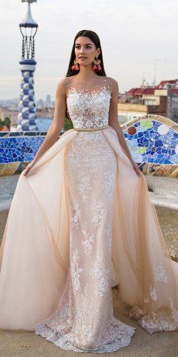 millanova wedding dresses 2017 overskirt lace details gowns