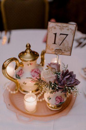 vintage teapot and teacup top wedding ideas 3