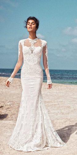 romantic mermaid dress long sleeves gala by galia lahav