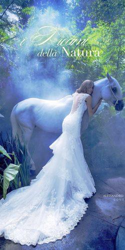 open low back lace wedding dresses with royal train by alessandro angelozzi