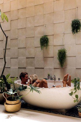 best honeymoon spots couple in a buth on bali