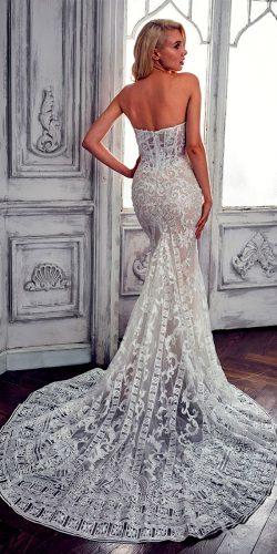 lace mermaid open back calla blanche wedding dresses