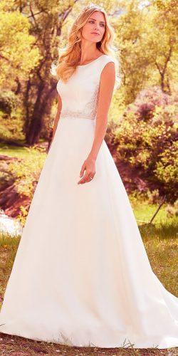 a line with modest cap sleeves and jewel neck maggie sottero wedding dresses 2017 style dayton