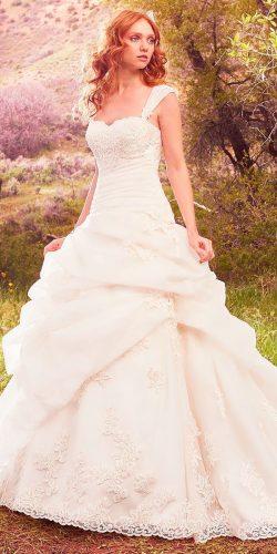 ballgown sweetheart neck beaded bodice with cap sleeves maggie sottero wedding dresses 2017 style zada