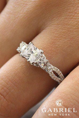 gabriel and co engagement rings ER12663S3W44JJ ambrosia white gold princess cut diamond engagement rings