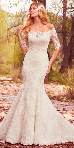 lace sweetheart neck with long sleeves maggie sottero wedding dresses 2017 style betsy