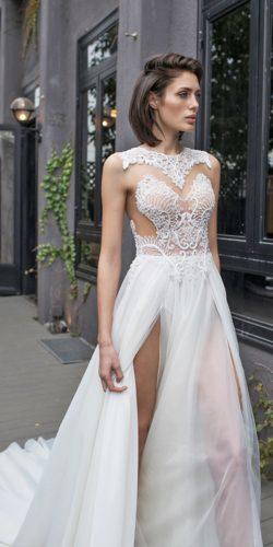 sexy embellished bodice sleeveless wedding dresses riki dalal 