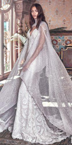 tulle high neckline with silver flakes galia lahav 2018 wedding dresses style rayne