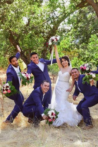 groomsmen photos happy funny with bride k taylorphotography via instagram