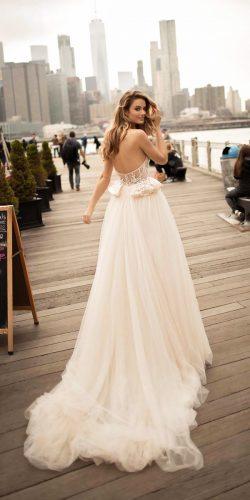 berta 2018 wedding dresses blush a line strapless open back