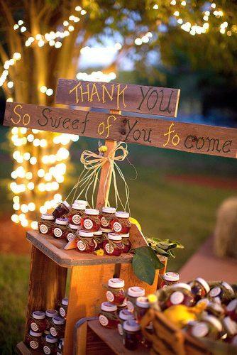 rustic barbecue bbq wedding honey jars as a gift for guests vitalic photo