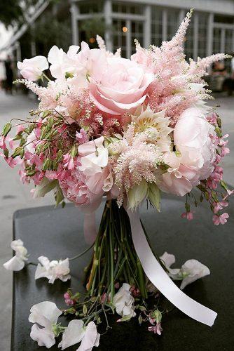 pink wedding bouquets small with roses and peonies jhyun_shin via instagram