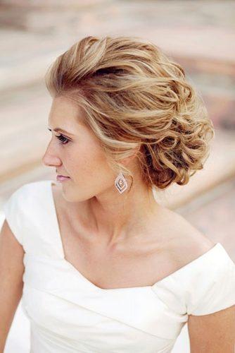 mother of the bride hairstyles elegant curly updo for short hair motif photography