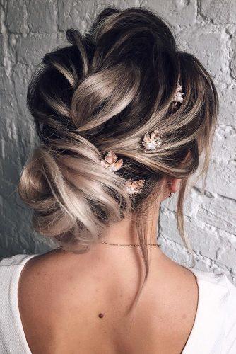 ombre wedding hairstyles elegant updo on blonde hair antonina_romanova via instagram