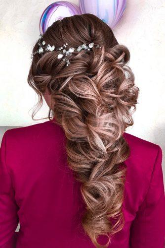 ombre wedding hairstyles mermaid braid for long hair girlsnbeautyua via instagram
