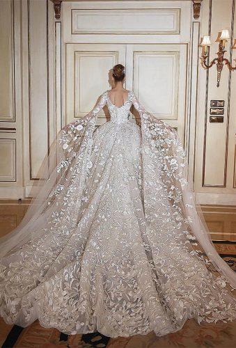 top wedding ideas said mhamad lace long tail saidmhamadofficial