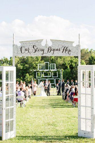 old door wedding decoration ideas white doors with an inscription at the wedding ceremony katelyn james photography